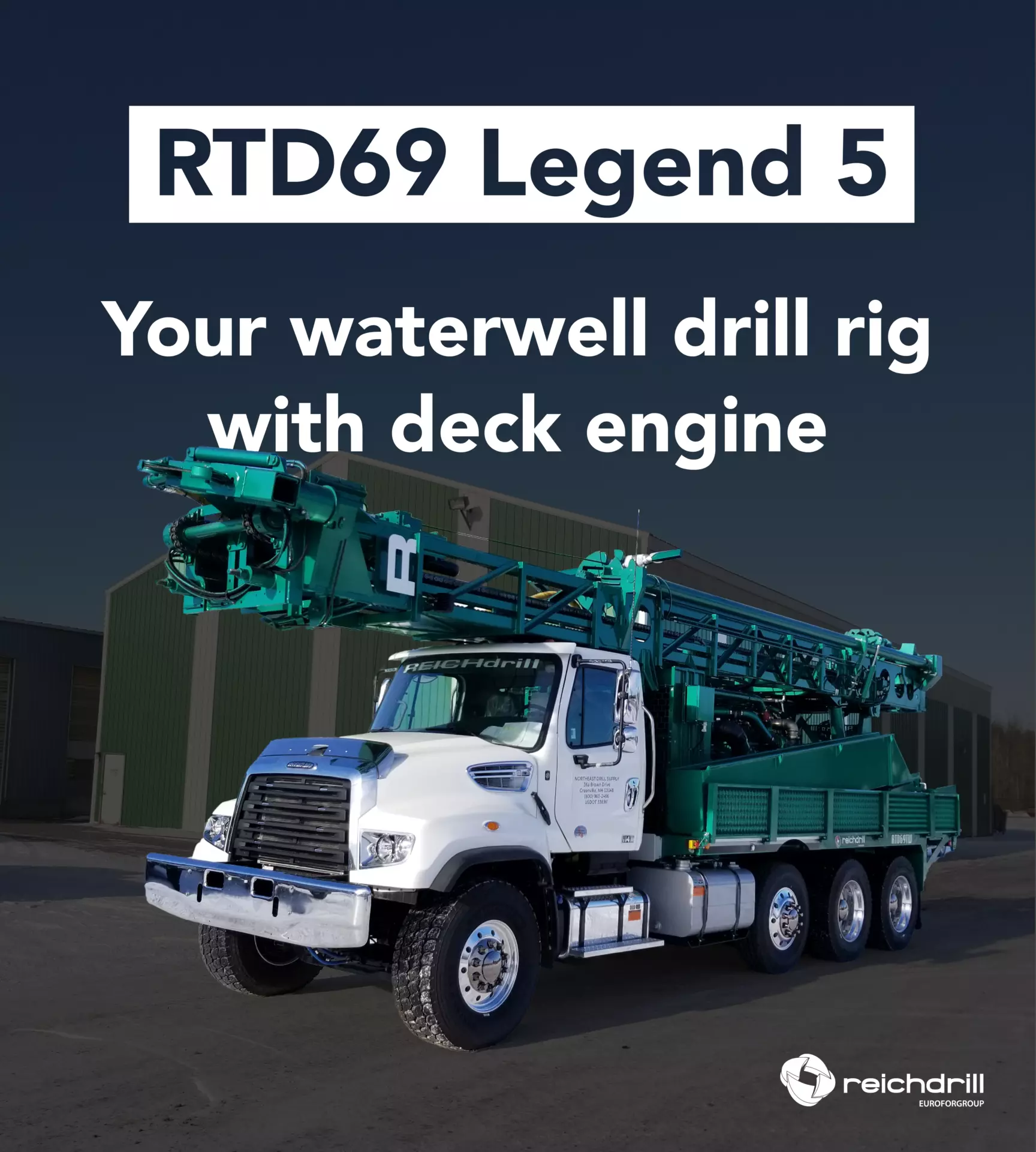 RTD69 Legend 5 - Water well drill rig